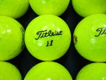 333【特A級】タイトリスト Titleist VG3 [レインボーカラーイエロー] 24個_画像1