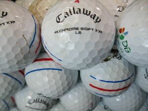 456【お徳用◎】キャロウェイ Callaway CHROME SOFT/X/LS トリプルトラック 50個