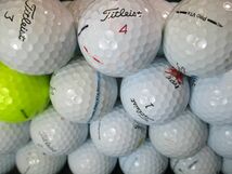 778【特A２級】タイトリスト Titleist PROV1/PROV1X [イエロー/ホワイト] 50個_画像2