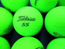 900【特A級】タイトリスト Titleist VG3 [マットカラーグリーン] 11個_画像1