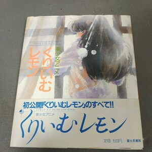 くりいむレモン◇ビデオコレクション◇美少女アニメ◇昭和60年初版発行◇帯付き◇設定資料集◇絵コンテ◇初期キャラクター案◇ポスター付き