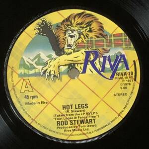 Rod Stewart / Hot Legs Eire Orig 7' Single