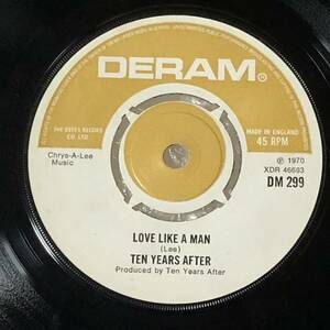 Ten Years After / Love Like A Man UK Orig Mono 7' Single 