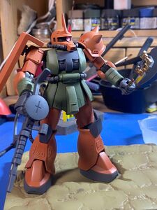 ガンプラ HGUC ガルマ専用ザク　改修品