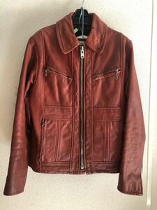 70s 80s Schott ショット ヴィンテージ シングルレザーライダースジャケット