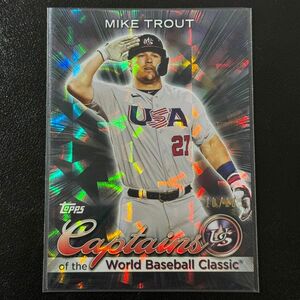 【ラストナンバー】2023 Topps #CC-19 Mike Trout Captains of the Classic /10