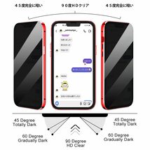 送料無料★iPhone1４Plus ケース ワンピースレンズ保護 両面ガラス magsafe ワイヤレス充電(レッド)_画像5