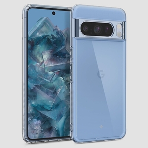 送料無料★Caseology Google Pixel8 Pro ケース サイドグリップパターン カペラ（クリスタル・クリア）