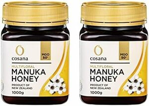 Размер: 1000 г × 2 большую емкость Cosana New Zealand Multi -Floral Manuka Honey Mgo50+ 1000 г × 2