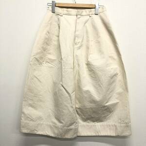 【TENNE HANDCRAFTED MODERN】テンクラフテッドモダン★和紙コットンラウンドパンツ ROUND PANTS ガウチョパンツ ワイドパンツ サイズM 01