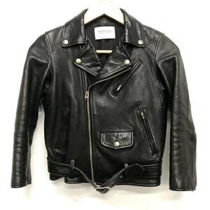 【beautiful peaple】ビューティフルピープル★ダブルライダースジャケット vintage leather riders jacket レザー 羊革 130 1635402411 01