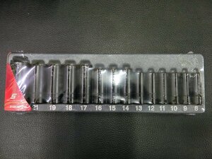  unused goods Snap-on SNAP-ON 6pt 3/8 deep impact socket set mm 214SIMFMYA control No.40182