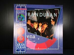 DURAN DURAN / arena　LP　帯付き　盤状態良　付属ブックレット軽微なヨゴレあり　現状品