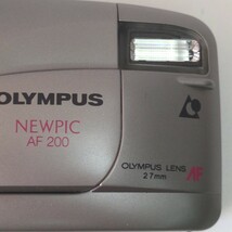 【動作未確認】OLYMPUS オリンパス NEWPIC AF200 コンパクトフィルムカメラ T0112_画像6