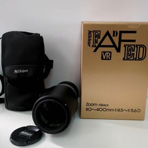 【防湿保管】Nikon ニコン レンズ AF VR-NIKKOR 80-400mm 1:4.5-5.6D 動作品　15