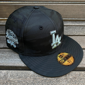 USA正規品 【7.1/2】 NEWERA ニューエラ 59FIFTY ロサンゼルス ドジャース LA Dodgers 限定 ブラックシャドウ 大谷翔平 山本由伸 (15-32)