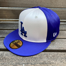 USA正規品 【7.3/8】 NEWERA ニューエラ 59FIFTY ロサンゼルス ドジャース LA Dodgers 限定 サテン E3 オリジナルチームカラー (15-38)_画像4