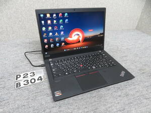 超高速AMD Ryzen 7 PRO 5850U 16CPU/ 16GB /爆速SSD 256GB◆究極PC LENOVO ThinkPad P14s Gen 2◆14 型◆Windows11◆Office 2021◆中古美品