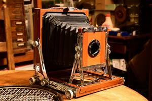 【ビンテージ・フィルムカメラ】タチハラ ホープ HOPE A型 大判カメラ フィールドカメラ ジャンク