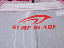 K1870-24■SURFBLADE サーフブレード シースルー ブーメラン水着 メンズビキニ 競パン ホワイト×ピンクヒョウ柄 SS_画像3