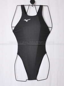 K1865-02# new goods box attaching mizuno Mizuno Stream Ace is ikatto .. swimsuit N2MA022209 black M