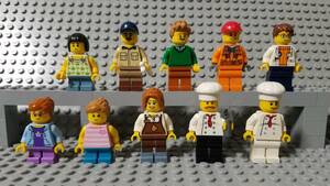 レゴ ミニフィギュア シティ バリスタ コック 子供 街の人 ミニフィグ 大量出品中 同梱可能 正規品 LEGO