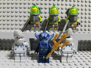 レゴ アクアゾーン アトランティス サメ人間 エイ人間 ミニフィグ 大量出品中 同梱可能 正規品 LEGO