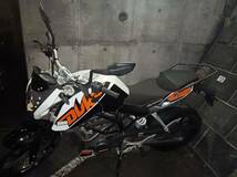 KTM DUKE200 200デューク 不動 ジャンク 21000km_画像1