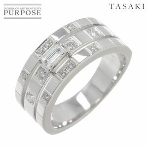 タサキ TASAKI 13.5号 リング ダイヤ 0.44ct K18 WG ホワイトゴールド 750 指輪 田崎真珠 Diamond Ring 90212506
