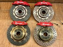 ベンツ　ブレンボ　F380mm 6pot R380mm 4pot W212 W204等に　キャリパー ブレーキローター brembo 前後セット_画像1