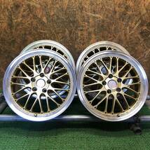 レアマイスター　18×7J　114.3/5H　4本価格　A-307　福岡　★引き取り大歓迎★即決サービス品★早い者勝ち★　宗像　福津　古賀　新宮_画像1