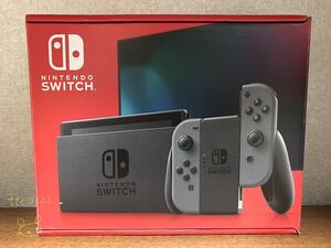 中古品 任天堂 Nintendo Switch(ニンテンドー スイッチ) バッテリー強化版 グレー 液晶傷有 