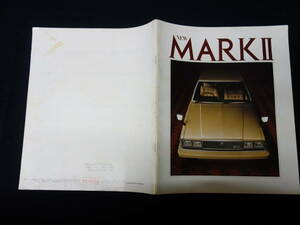 [ Showa era 56 year ] Toyota Mark Ⅱ MX63/GX61/60/RX63/60/GX60G type previous term model exclusive use main catalog [ at that time thing ]