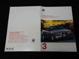 [Y2000 prompt decision ]BMW E36 type 3 series 328i cabriolet Japanese edition catalog / 1998 year of model [ at that time thing ]