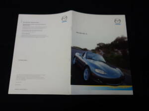 [ export specification ] Mazda MX-5 Roadster NB type . language version exclusive use main catalog / 2003 year [ at that time thing ]