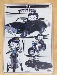 【 Betty Boop ベティ 】94 ☆ 昭和 ☆ ブリキ看板 ★レトロ☆アメリカン雑貨 ■