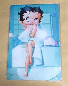 【 Betty Boop ベティ 】35 ☆ 昭和 ☆ ブリキ看板 ★レトロ☆アメリカン雑貨