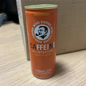 【缶コーヒー】サントリー ボス BOSS カフェイン キャラメルカフェ 245g×15本