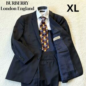 1円～ 希少 極美品 BURBERRY London England バーバリー ロンドン イングランド スーツ セットアップ シャドーチェック XL 1スタ
