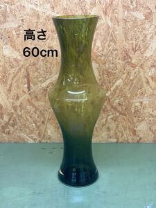 値下げ！高さ60cm ガラス花瓶 フラワーベース 花器 花瓶 置物 大きな花瓶