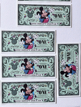 ディズニーダラー　2000年　ミッキー　1ドル札　１7枚　連番　紙幣　$1　DISNEY DOLLARS　ディズニーワールド　Mickey_画像6