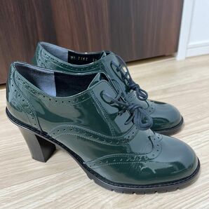 美品！SHOE GALLERY OTA レースアップパンプス36