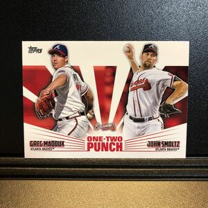 Greg Maddux John Smoltz 2023 Topps Series 1 #12P-20 One-Two Punch Insert Atlanta Braves