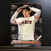 Jung Hoo Lee - 2023 MLB TOPPS NOW Topps JP Card OS24 イ・ジョンフ WBC韓国代表 Giants_画像1