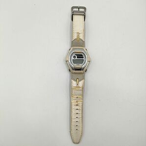 【電池切れ】CASIO カシオ G-COOL Gクール クォーツ 腕時計 デジタル文字盤 ホワイト系 レザーベルト レディース GT-001Pの画像7