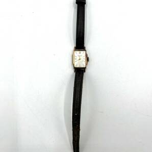 【不動/リューズ巻けず】SEIKO セイコー Femi Laurel フェミ ローレル 手巻き 腕時計 シルバー文字盤 17石 レクタンギュラー レディースの画像3
