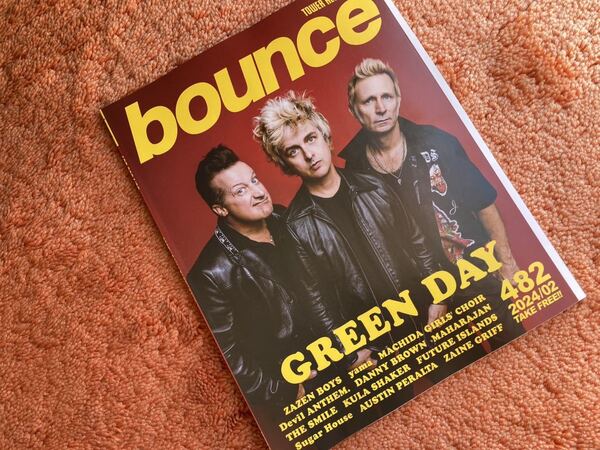 バウンス bounce 482号 yama Sugar House グリーン・デイ/ZAZEN BOYS/ダニー・ブラウン/ザ・スマイル/Devil ANTHEM./yama