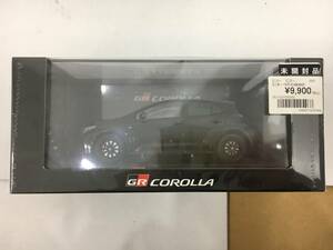 S074[06]10(ミニカー) 未開封 TOYOTA GAZOO Racing COROLLA 1/30スケール GRカローラ ブラック ダイキャスト製 1/10S出品