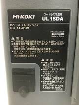 S104[14]41(冷温庫) 現状品 HiKOKI/ハイコーキ コードレス冷温庫 UL18DA ※通電確認済み 1/17S出品_画像3