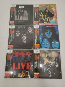 T028[LP]67(CD/6枚) 中古 [初回生産限定] 紙ジャケ KISS 地獄への接吻/地獄からの使者/アライヴ2/地獄のさけび/暗黒の神話/地獄の狂獣 1/17